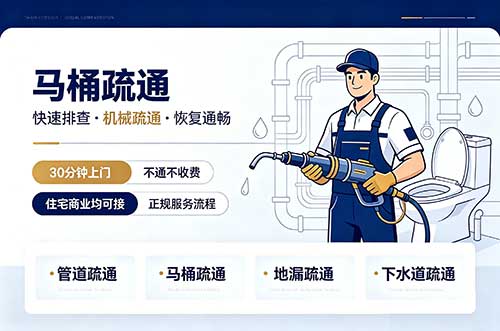 政务马桶疏通