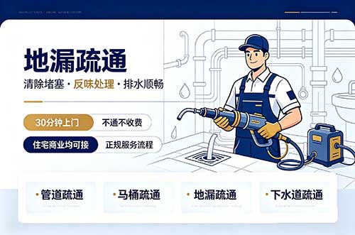政务地漏疏通